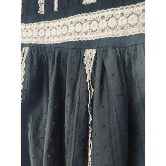 Women's Sleeveless Dress Lolita School Grl Gothic Wednesday Addams Size Small - Picture 5 of 12